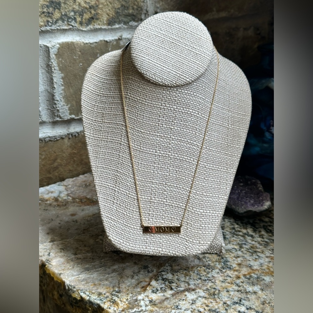 Sarah Chloe Mom Bar Necklace